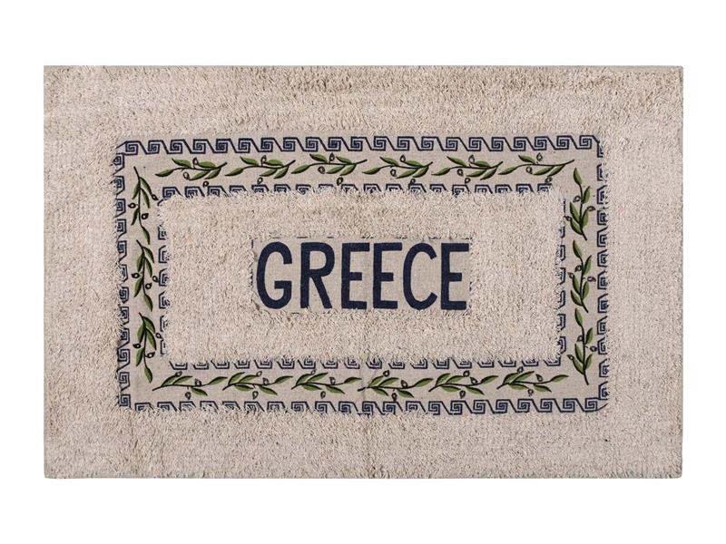 Πατάκι ελιά Greece (50cm x 80cm) μπλέ