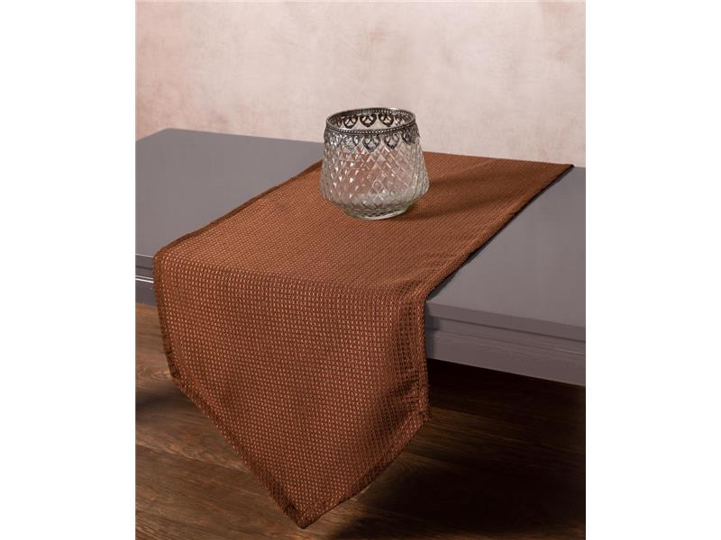 Τραβέρσα NELLY (40cm x 150cm) καφέ