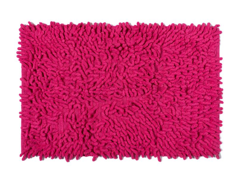 Πατάκι μπάνιου γαριδάκι (50cm x 80cm) φούξια