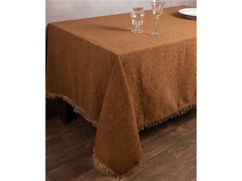 Σενίλ τραπεζομάντηλο 055 (200cm x 240cm) χρυσό