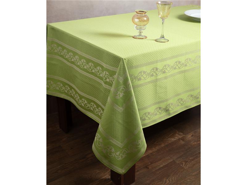 Ζακάρ τραπεζομάντηλο 1385 (154cm x 213cm) πράσινο