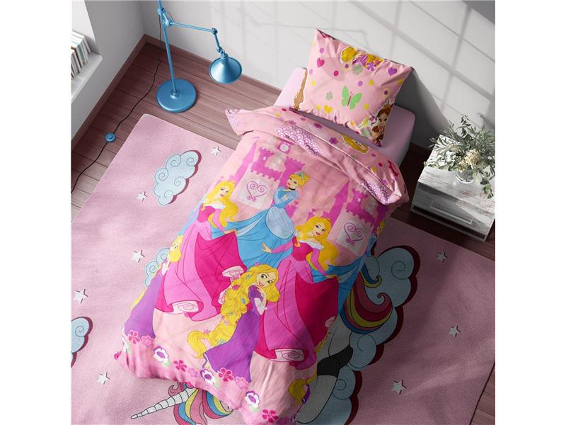 ΠΑΠΛΩΜΑΤΟΘΗΚΗ ΣΕΤ 2 τεμ Disney Princess 610 170X260 Digital Print Cotton 100%