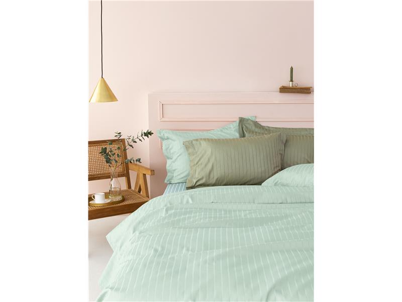 Μεμονωμένο σεντόνι Palamaiki Sateen Riga Mint