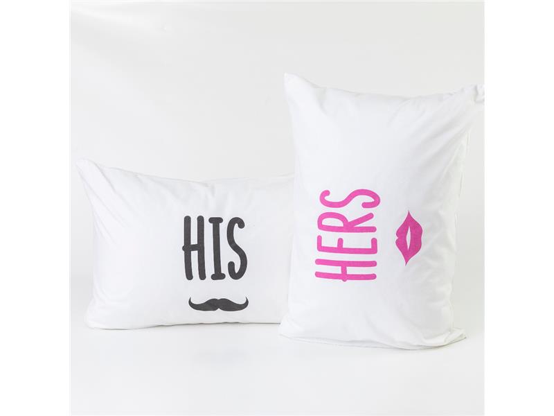 Ζεύγος Μαξιλαροθήκες His&Hers