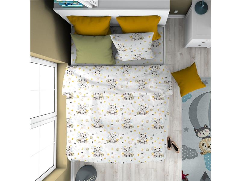 ΠΑΠΛΩΜΑΤΟΘΗΚΗ ΕΜΠΡΙΜΕ kids Lion Cub 531 160X240 Grey Cotton 100%