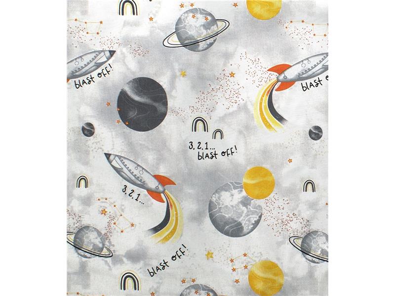 ΣΕΝΤΟΝΑΚΙ ΛΙΚΝΟΥ bebe Spaceship 187 80X110 Grey Cotton 100%