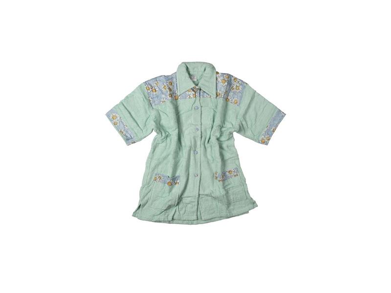 ΜΠΟΥΡΝΟΥΖΙ MINI Γυναικείο με γιακά Mint XL 500 gsm 100% Cotton