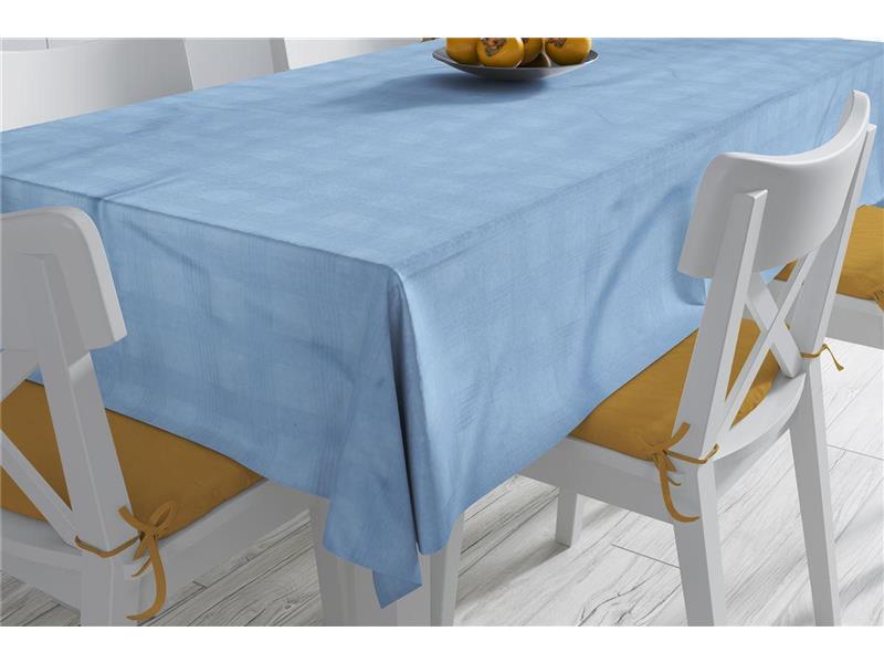 ΑΝΕΞΙΤΗΛΟ ΤΡΑΠΕΖΟΜΑΝΤΗΛΟ Νηματοβαφή Sky Blue 140X200 100% Cotton