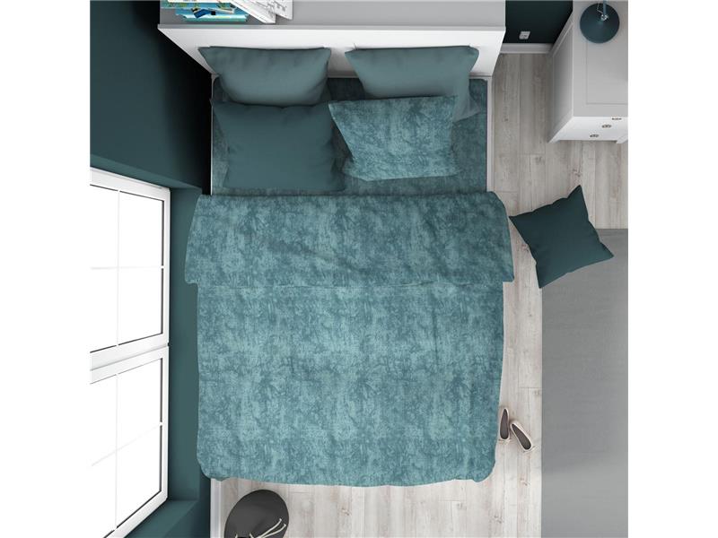 ΠΑΠΛΩΜΑΤΟΘΗΚΗ Premium Shadow 616 160X240 Petrol 100% Cotton