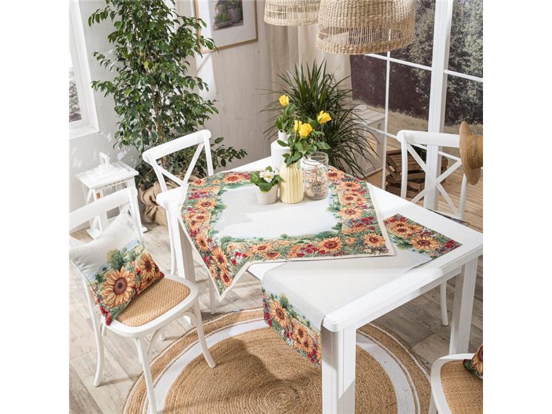 Καρέ & Τραβέρσα Sunflower (Σετ 2τεμ.)