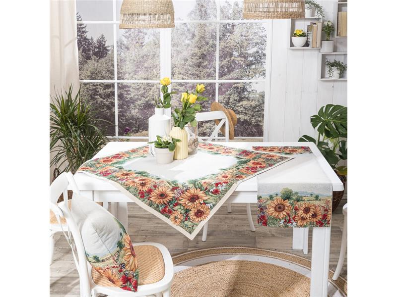 Καρέ & Τραβέρσα Sunflower (Σετ 2τεμ.)