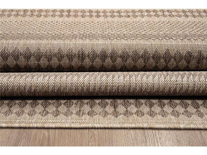 ΧΑΛΙ ETHNIK  202668C BROWN/CARAMEL BEIGE - 070X140  NewPlan