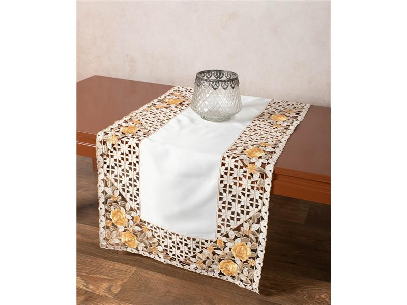 Σατέν κοφτή τραβέρσα (50cm x 150cm) 081 κίτρινο