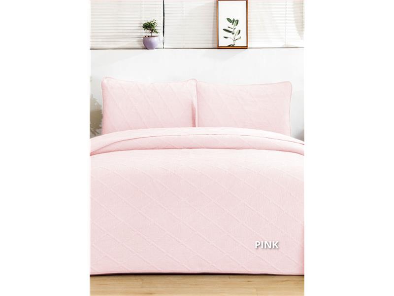 Κουβερλί Σετ Down Town Diamond Pink