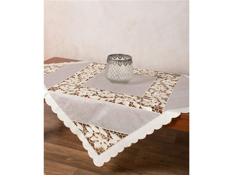 Σατέν κοφτό τραπεζοκαρέ (135cm x 135cm) 8024a