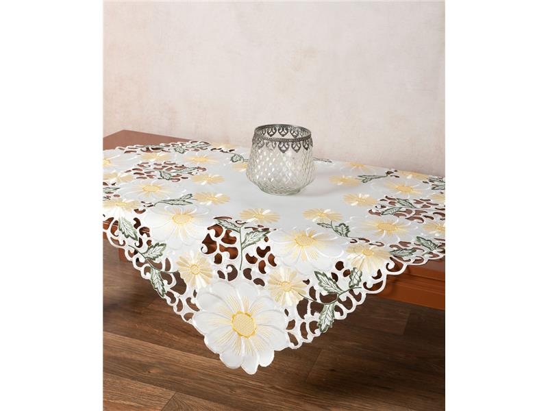 Σατέν κοφτό καρέ (85cm x 85cm) 291 κίτρινο