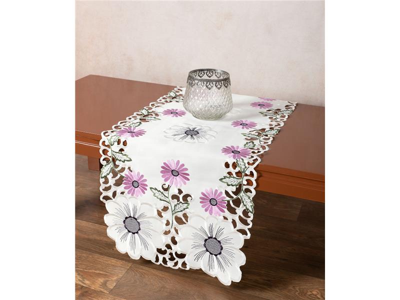 Σατέν κοφτή τραβέρσα (40cmcm x 170cm) 291 μώβ