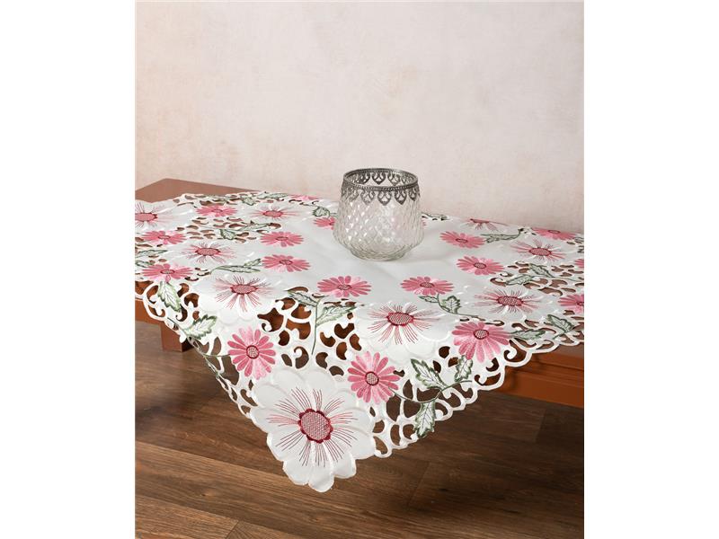 Σατέν κοφτό τραπεζοκαρέ (135cm x 135cm) 291 σάπιο μήλο