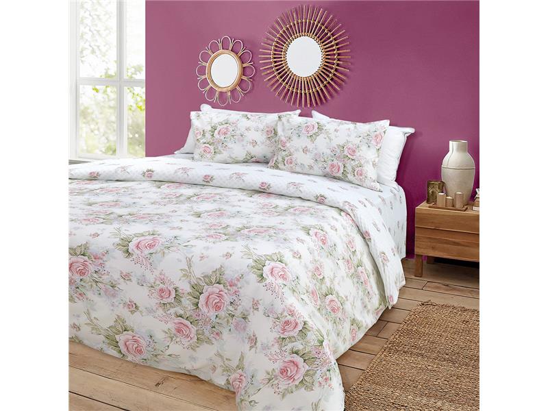 LINO ΣΕΤ ΠΑΠΛΩΜΑΤΟΘΗΚΗ ALISO WHITE FLANNEL 220X240