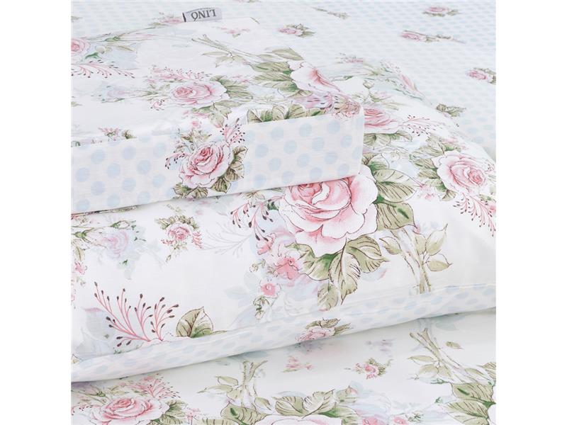 LINO ΣΕΤ ΠΑΠΛΩΜΑΤΟΘΗΚΗ ALISO WHITE FLANNEL 160Χ240