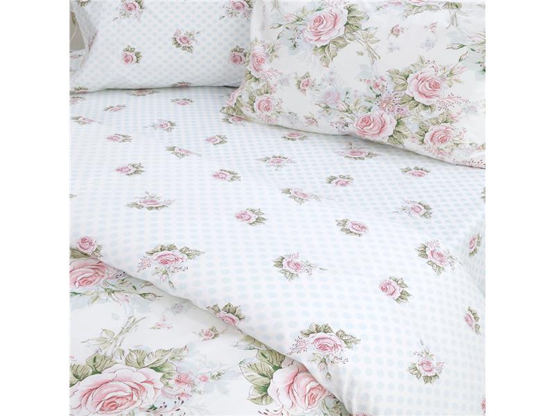 LINO ΣΕΤ ΣΕΝΤΟΝΙΑ ALISO WHITE FLANNEL 170Χ260