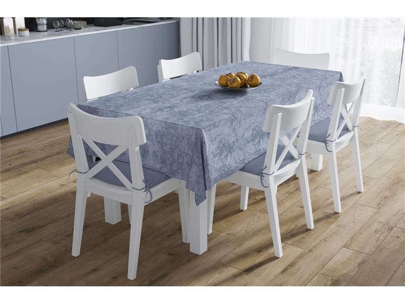 ΑΛΕΚΙΑΣΤΟ ΣΕΤ 2 τεμ (ΤΡΑΠ/ΛΟ 140X140 & ΤΡΑΒΕΡΣΑ 40X140) Panama Shadow Sky Blue 70/30 Cott/Pol