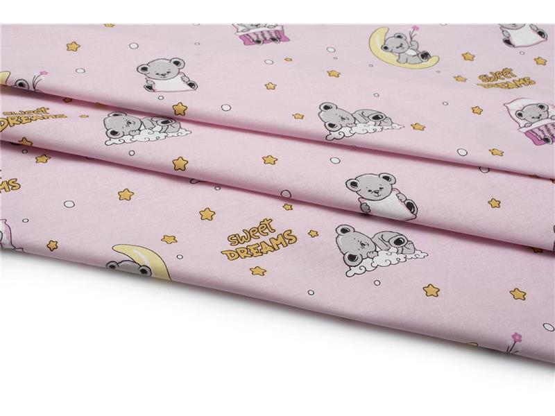 ΣΕΝΤΟΝΑΚΙ ΛΙΚΝΟΥ bebe Sweet Dreams 550 80X110 Pink 100% Cotton