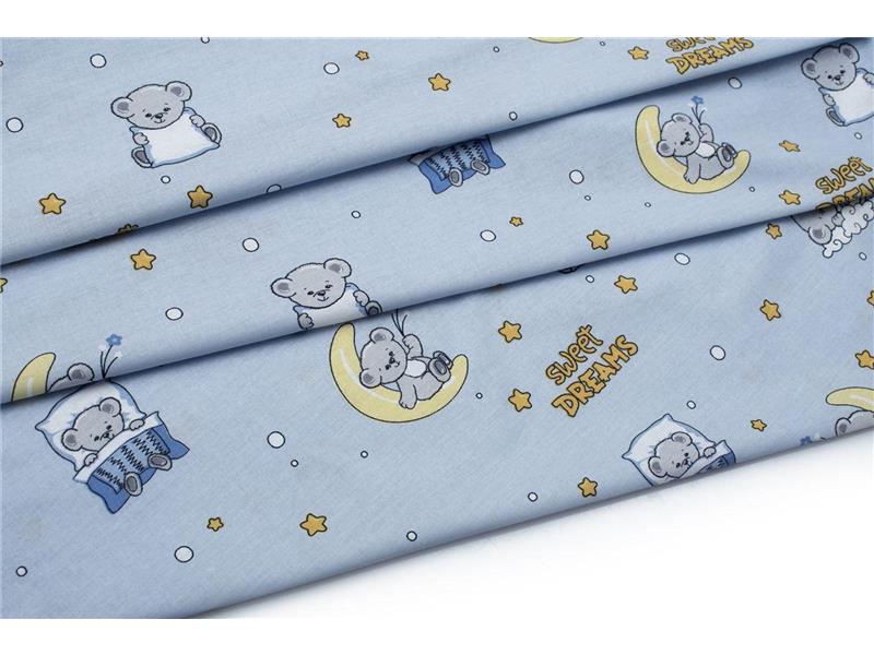 ΣΕΝΤΟΝΑΚΙ ΛΙΚΝΟΥ bebe Sweet Dreams 551 80X110 Sky Blue 100% Cotton