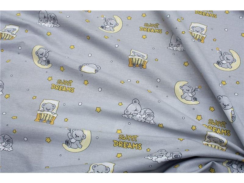 ΣΕΝΤΟΝΑΚΙ ΛΙΚΝΟΥ bebe Sweet Dreams 552 80X110 Grey 100% Cotton