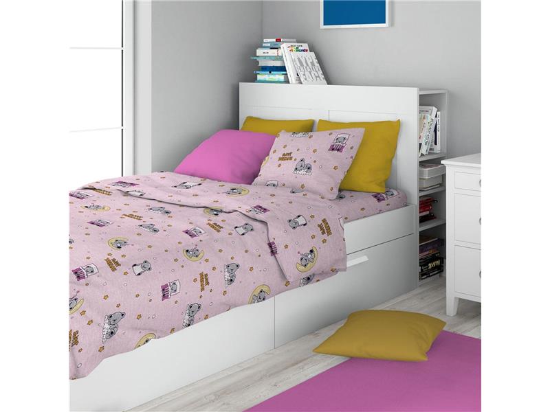 ΣΕΝΤΟΝΙΑ ΕΜΠΡΙΜΕ ΣΕΤ 2 τεμ kids Sweet Dreams 550 160X240 Pink 100% Cotton