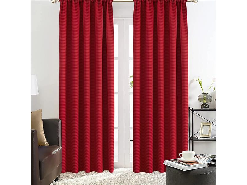 LINO ΚΟΥΡΤΙΝΑ EMB BASKO ΜΕ ΤΡΕΣΑ BORDEAUX 150X240