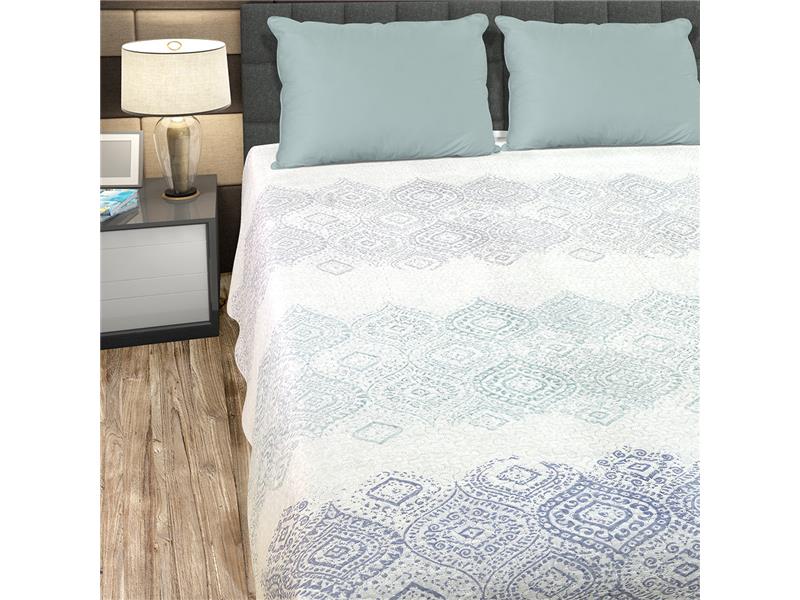 LINO ΚΟΥΒΕΡΛΙ SERY WHITE-GREY 220X240