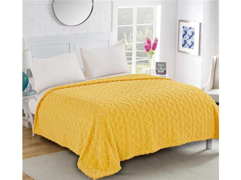 Fleece knitted (160cm x 220cm) κροκί