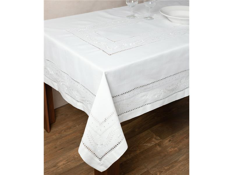 Τραπεζομάντηλο 601 (175cm x 350cm) λευκό