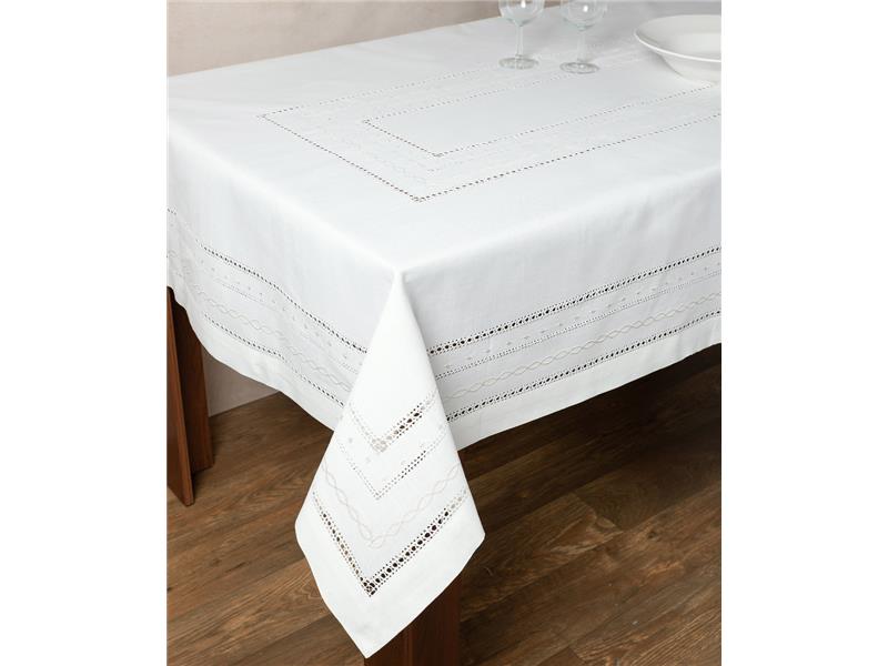 Τραπεζομάντηλο 602 (175cm x 350cm) λευκό
