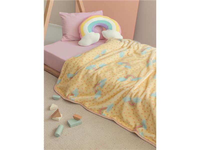 Κουβέρτα Βελουτέ Palamaiki Cloudy