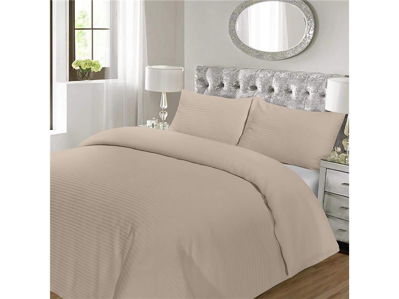 LINO ΠΑΠΛΩΜΑ BASKO STRIPE TAUPE 220X240