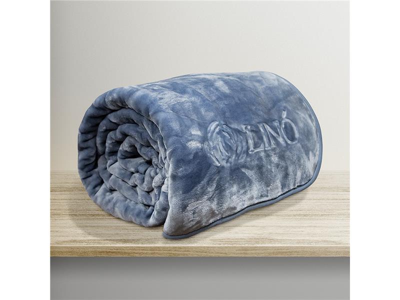 LINO ΚΟΥΒΕΡΤΑ VELLUT BLUE 220X240