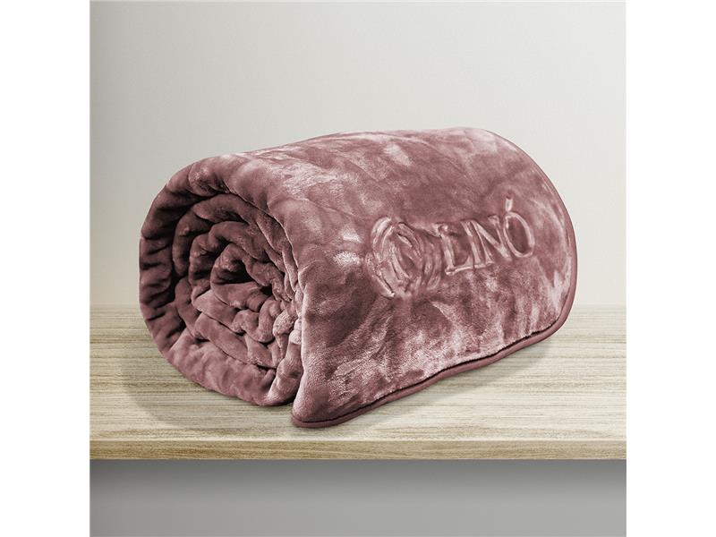 LINO ΚΟΥΒΕΡΤΑ VELLUT ENG.ROSE 220X240