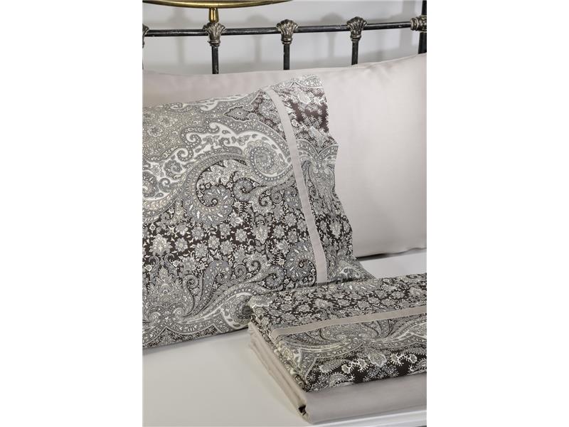 Σετ Παπλωματοθήκη Down Town S-834 Bombay Brown