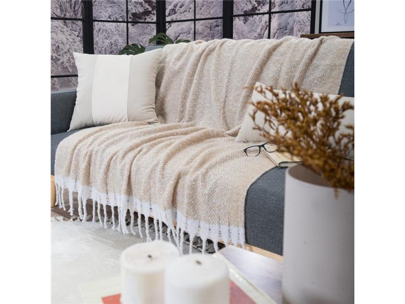 Ριχτάρι-Κουβέρτα Καναπέ Mohair 01
