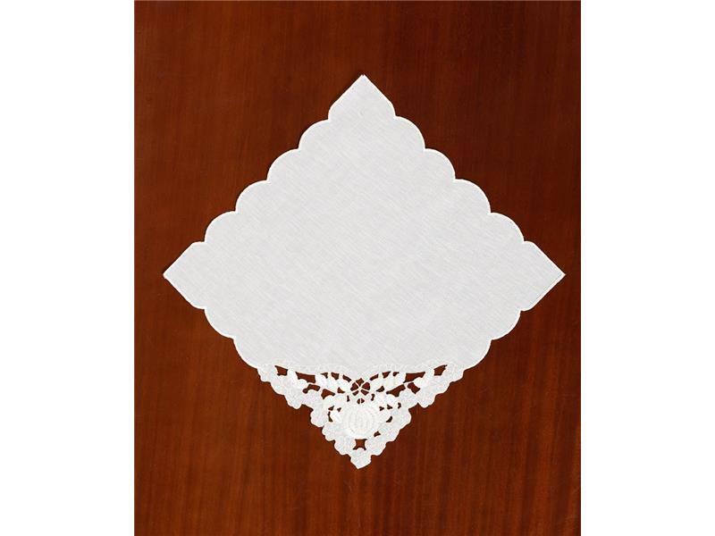 Πετσετάκια γωνίες 12 τεμάχια (30cm x 30cm) 224 Λευκό