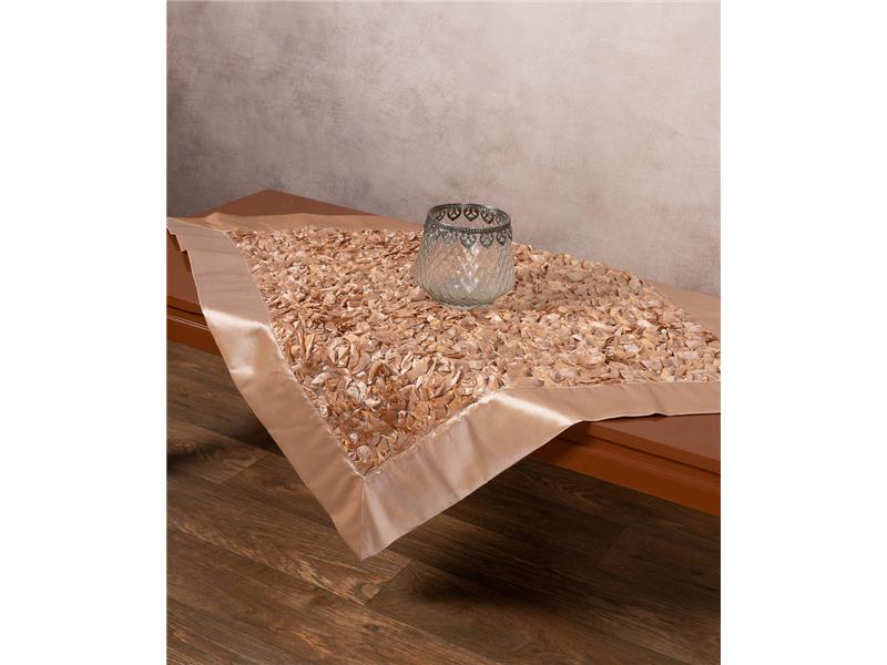 Σατέν καρέ 6134 (85cm x 85cm) χρυσό