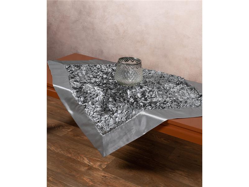 Σατέν καρέ 6134 (85cm x 85cm) γκρί