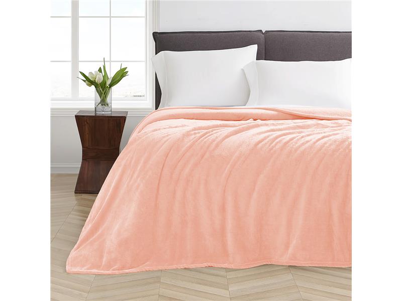 LINO ΚΟΥΒΕΡΤΑ ΒΕΛΟΥΤΕ PELLO OLD PINK 220X240