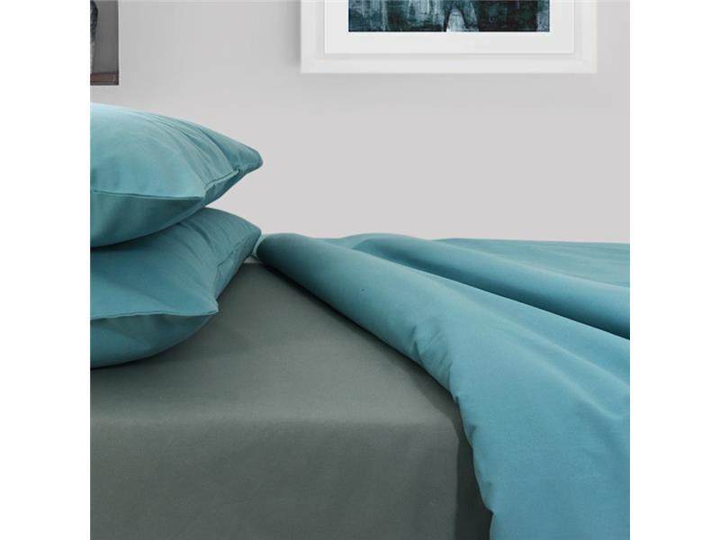 ΝΕΧΤ 3207  ΣΕΤ ΣΕΝΤΟΝΙΑ ΦΑΝΕΛΑ 100%CΟΤ. 170Χ240 ΑQUΑ  3ΤΕΜ