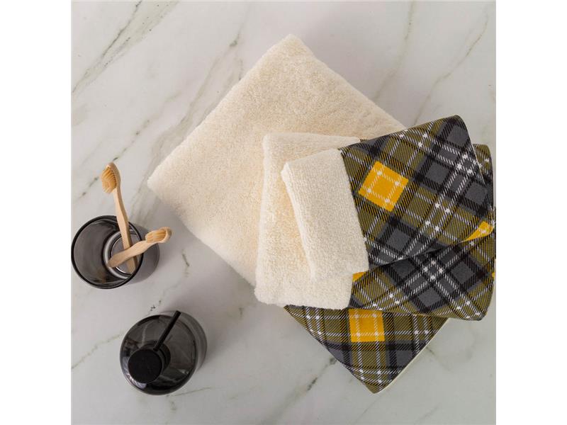 Πετσέτες Σετ 2ΤΜΧ Καρώ