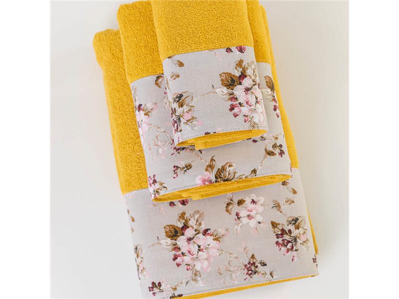 Πετσέτες Σετ 3ΤΜΧ Αγριολούλουδο