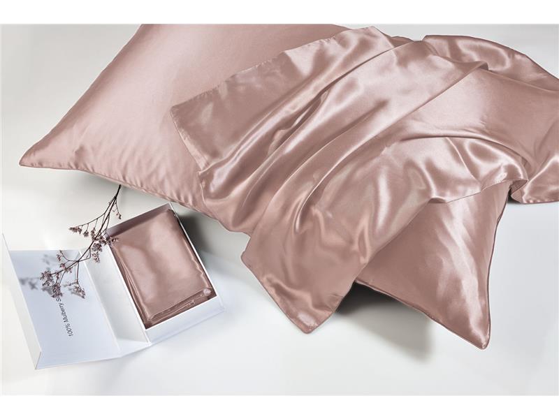 Μαξιλαροθήκη Μεταξωτή Down Town Mulberry Silk Pink