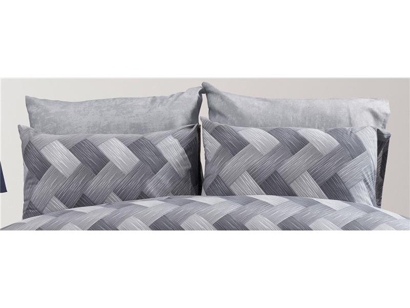 ΜΑΞΙΛΑΡΟΘΗΚΗ ΕΜΠΡΙΜΕ Αλκμήνη 452 50X70 Grey 70/30 Cott/Pol